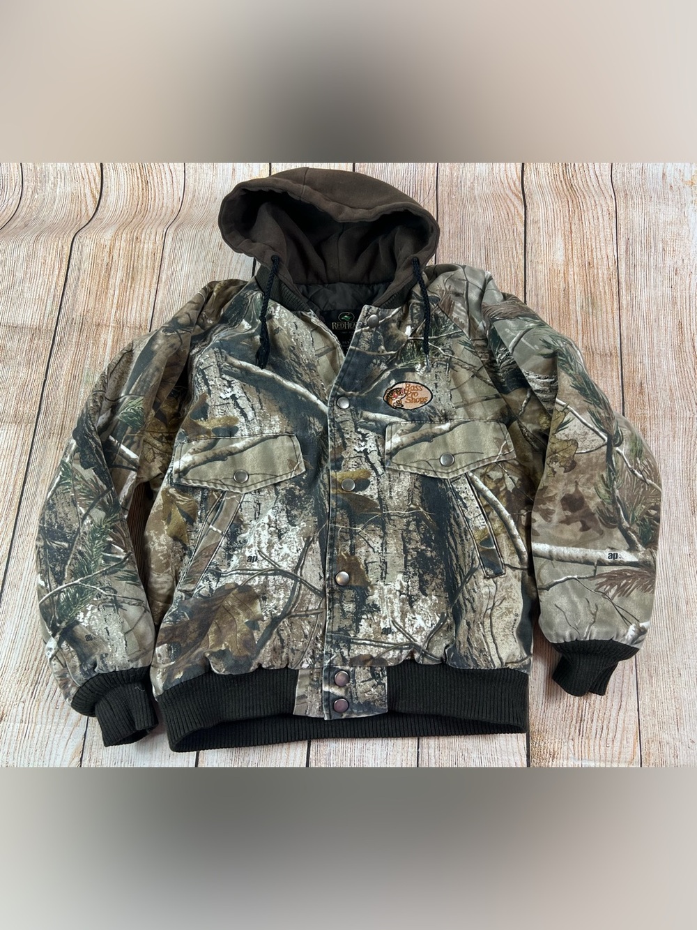 Redhead RealTree AP Camo Bass Pro Shops Jacket Youth Size Medium